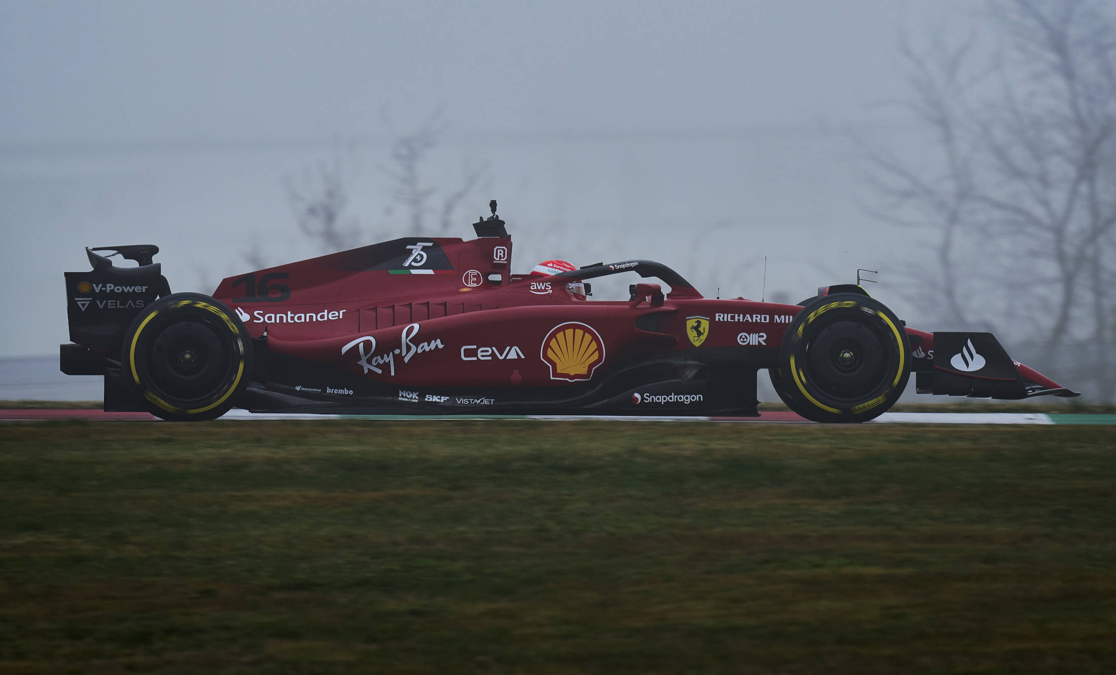Ferrari F1 75 Makes Track Debut