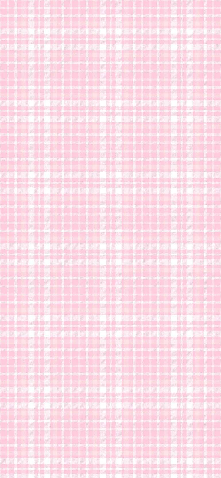 Pink Aesthetic Picture, Pink Plaid Wallpaper