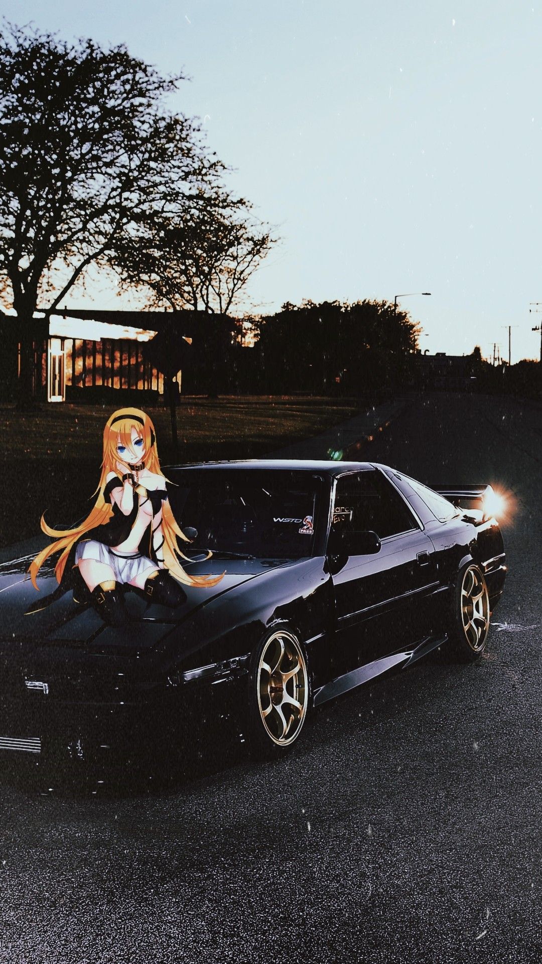 girl car. Cool anime wallpaper, Android wallpaper anime, Anime background wallpaper