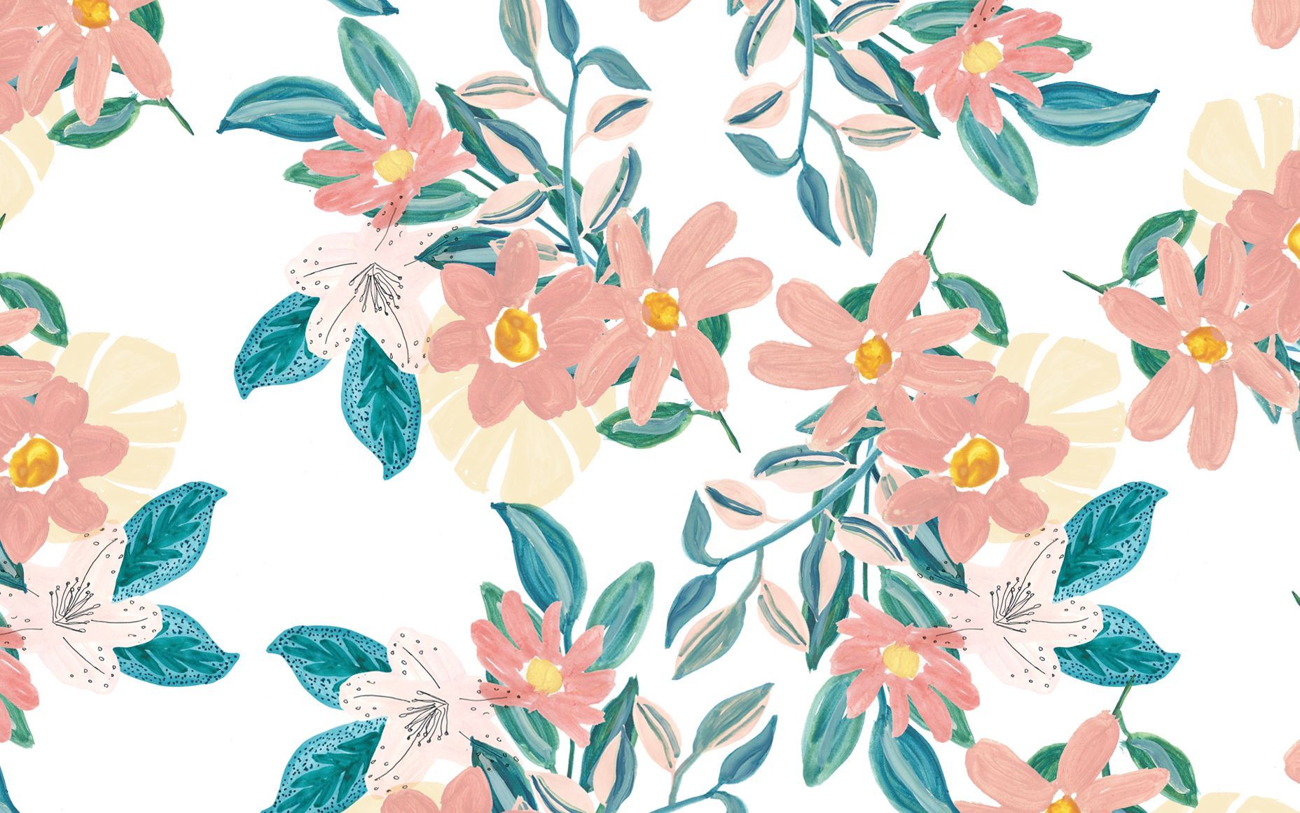 Floral Laptop Wallpaper 2020