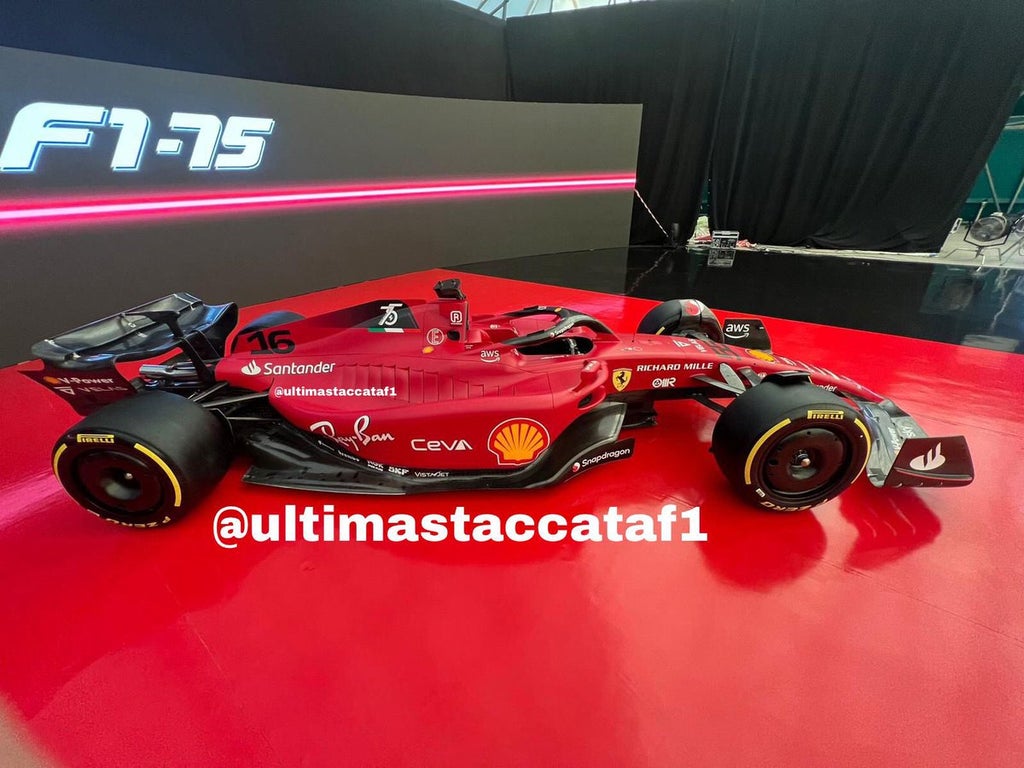 Photo: Ferrari F1 75 Leaked 2022 F1 Car In High Quality