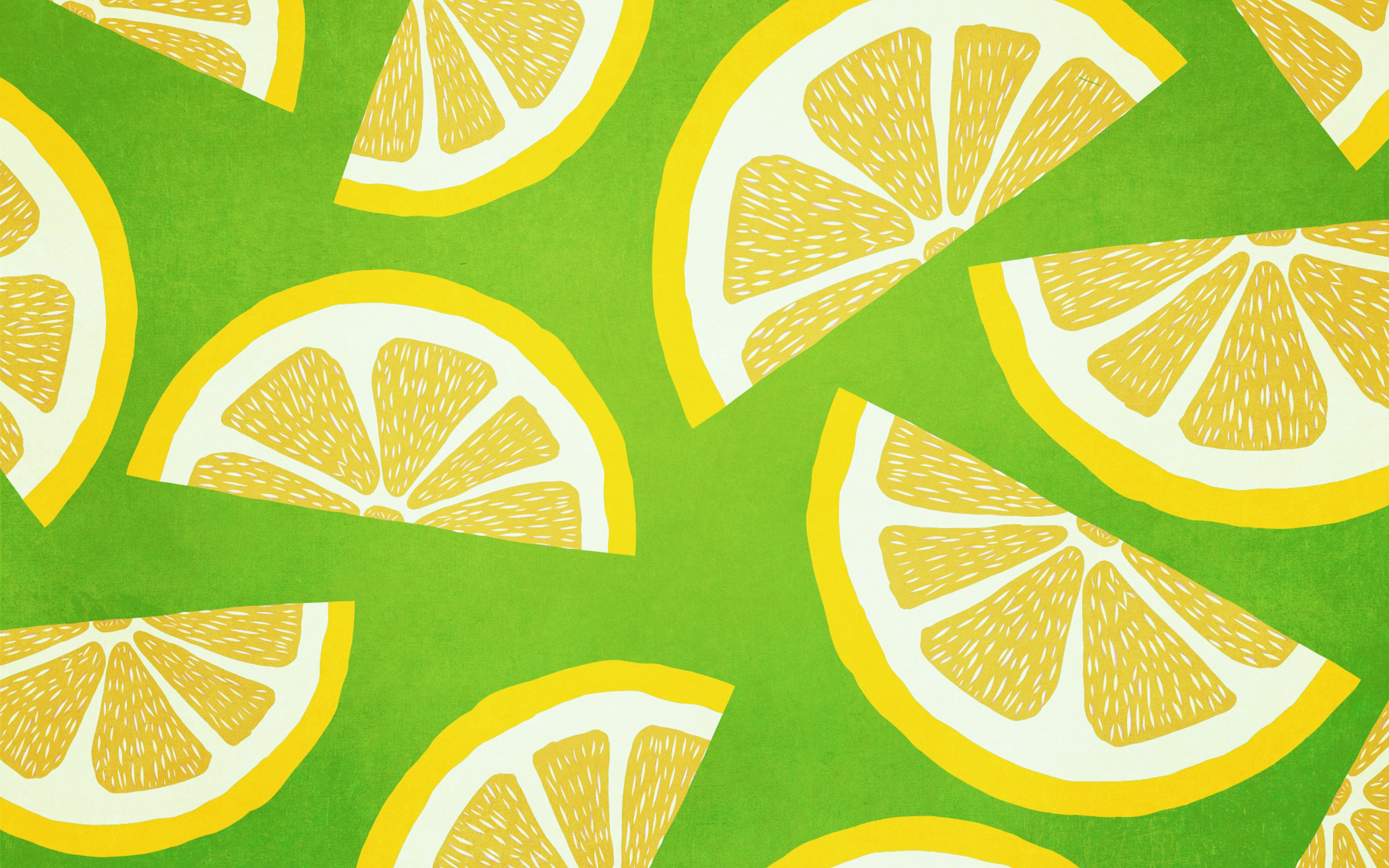 Sliced Lemon Wallpapers Wallpaper Cave