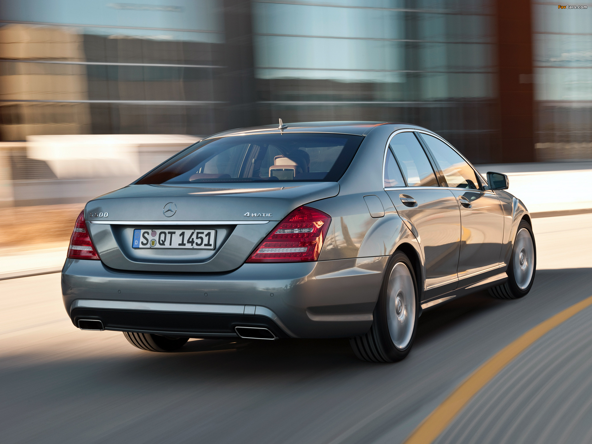 Mercedes Benz S 500 4MATIC AMG Sports Package (W221) 2009–13 Wallpaper (2048x1536)