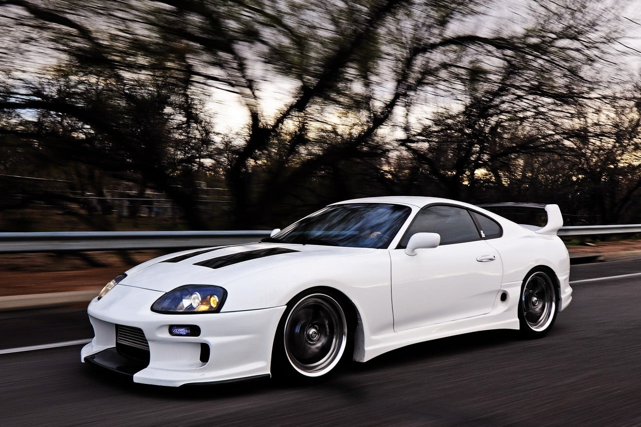 Toyota Supra Mk4 White Wallpaper & Background Download