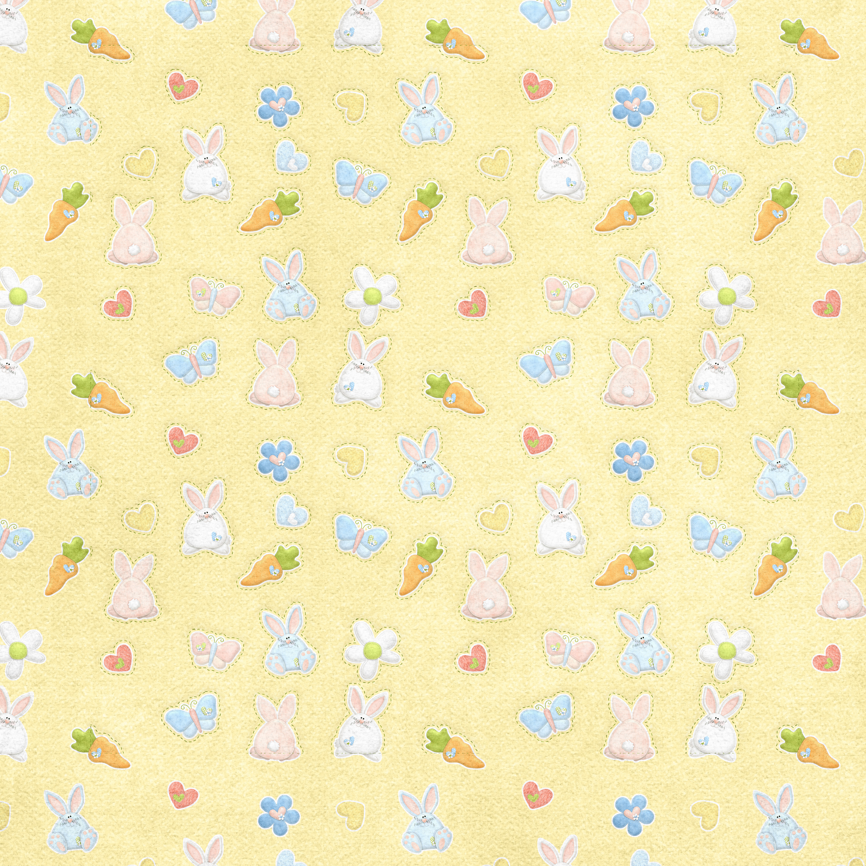 Cute Yellow Easter Background​-Quality Free Image and Transparent PNG Clipart