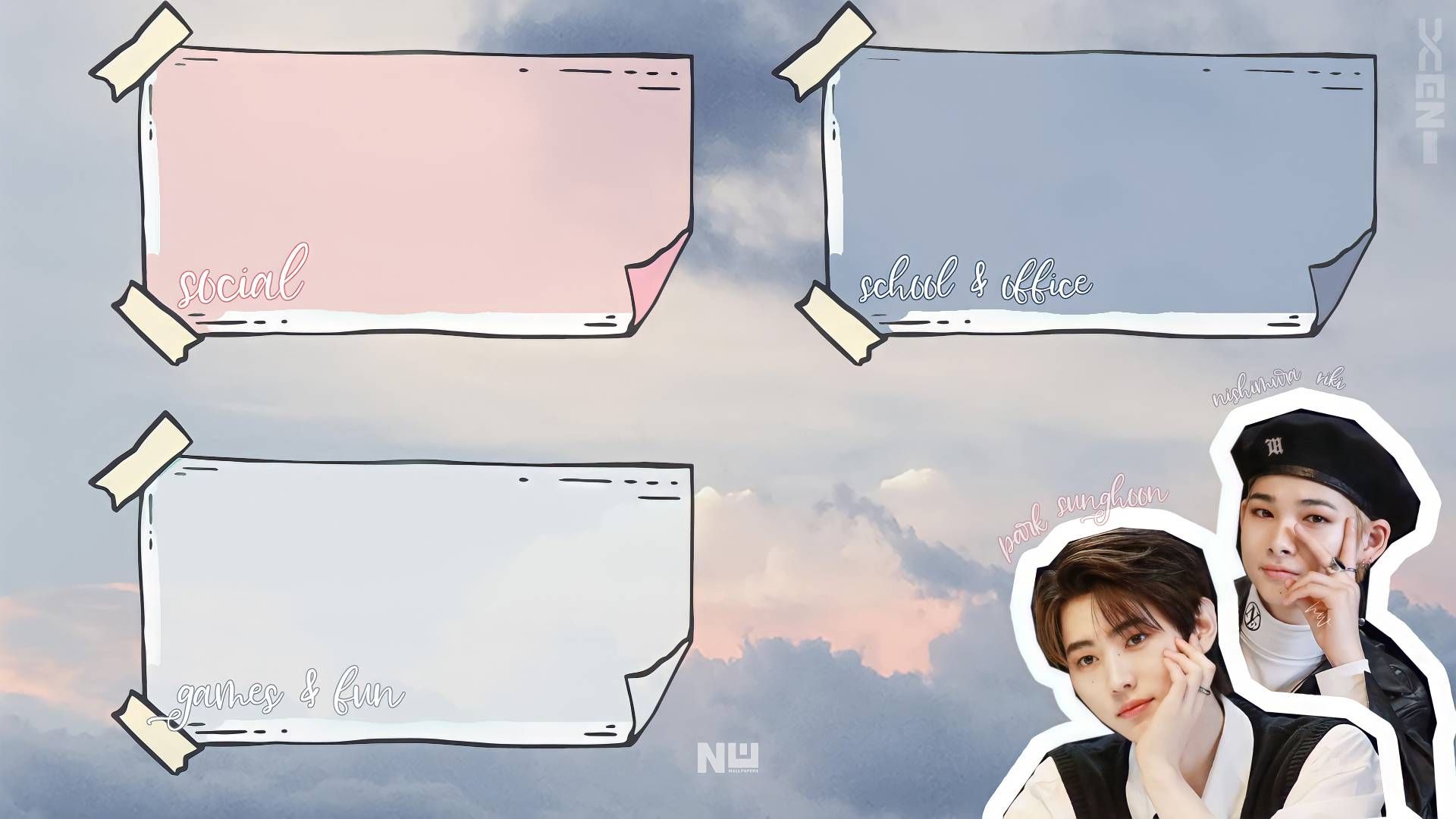 ENHYPEN wallpaper & layouts on Twitter. Wallpaper, Colorful wallpaper, Tablet wallpaper