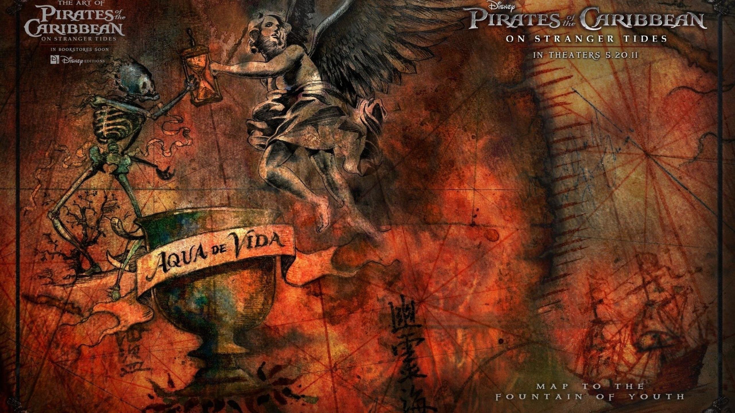 Pirates Of The Caribbean: On Stranger Tides wallpaper 2560x1440 desktop background