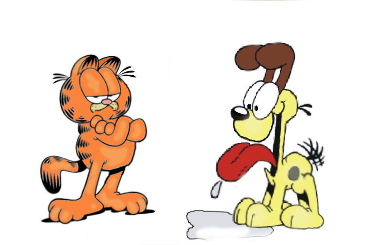 Free download Garfield With Happy Odie Wallpapers 1280800 Wallpapers 1280x8...