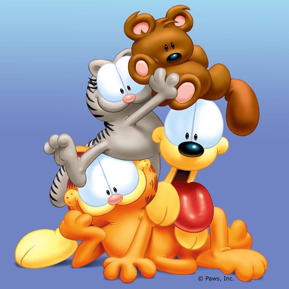 Garfield friends are total ANIMALS. Garfield, Garfield picture, Garfield cartoon