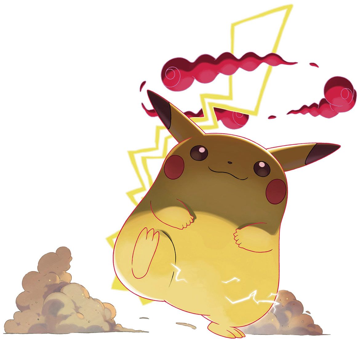 Gigantamax Pikachu Art from Pokémon Sword and Shield #art #artwork #gaming #videogames #gamer #gameart #conceptart #i. Pokemon art, Pikachu art, Pokemon blastoise