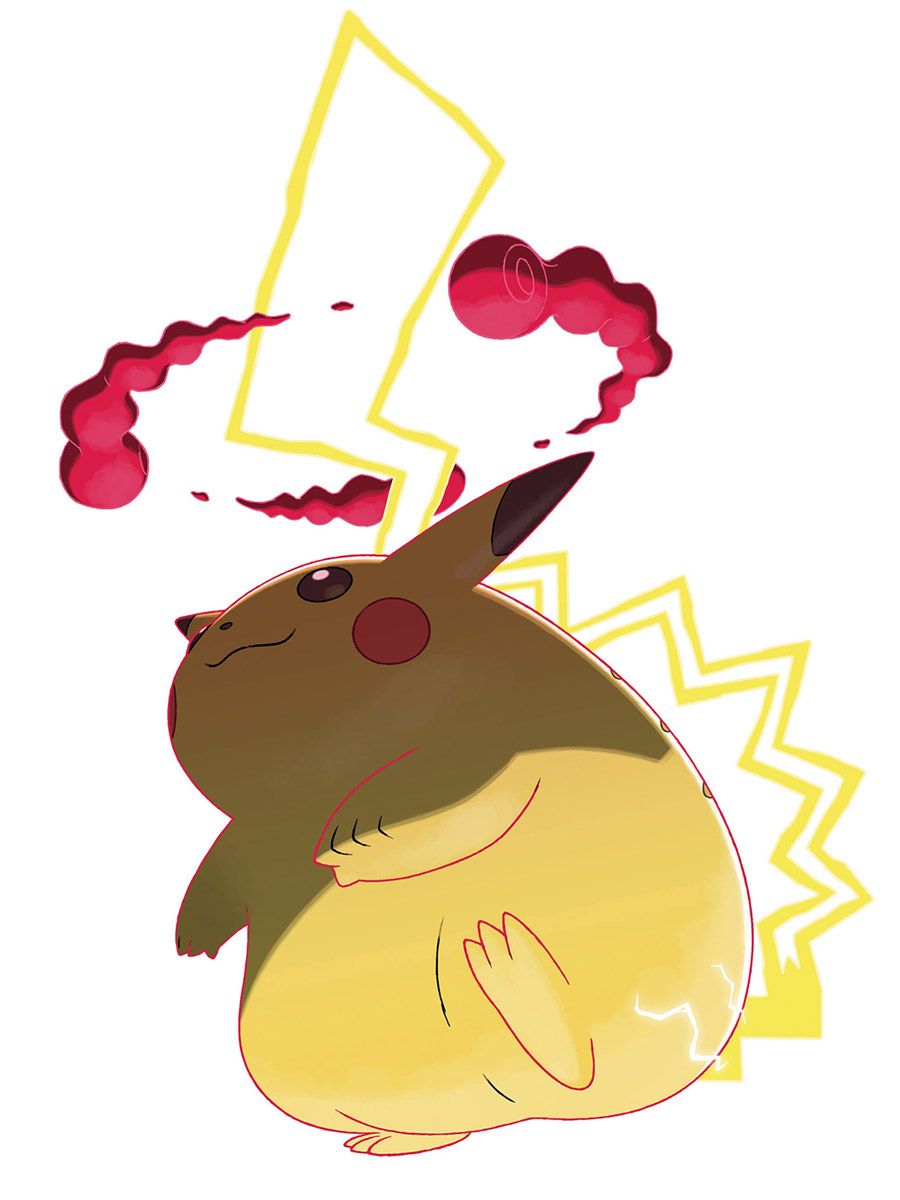 Gigantamax Pikachu Attack Art from Pokémon Sword and Shield #art #artwork #gaming #videogames #gamer #gameart #conceptart. Pokemon, Pikachu attacks, Pokemon art