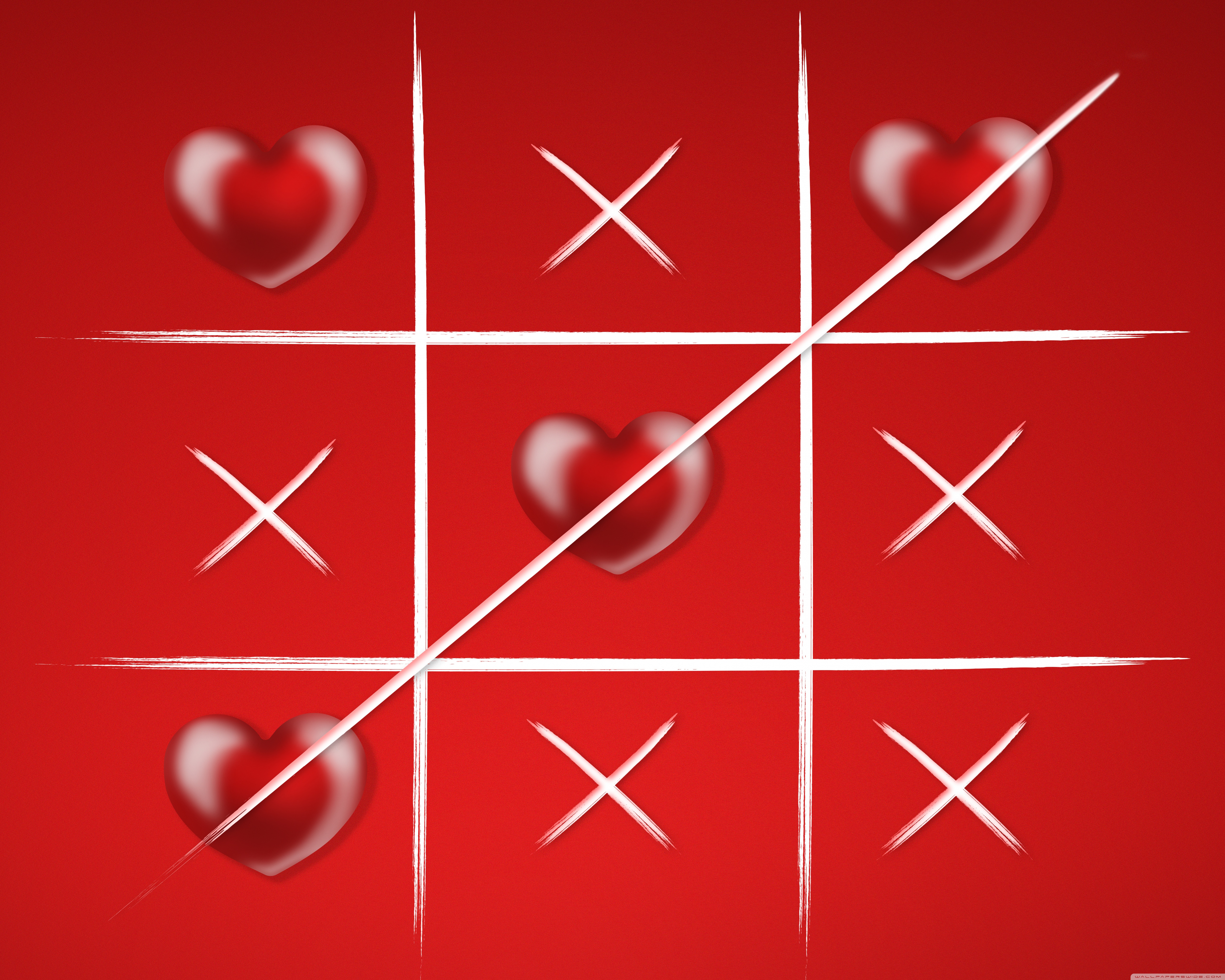 Tic Tac Toe Love Wins Ultra HD Desktop Background Wallpaper For 4K UHD TV, Widescreen & UltraWide Desktop & Laptop, Tablet