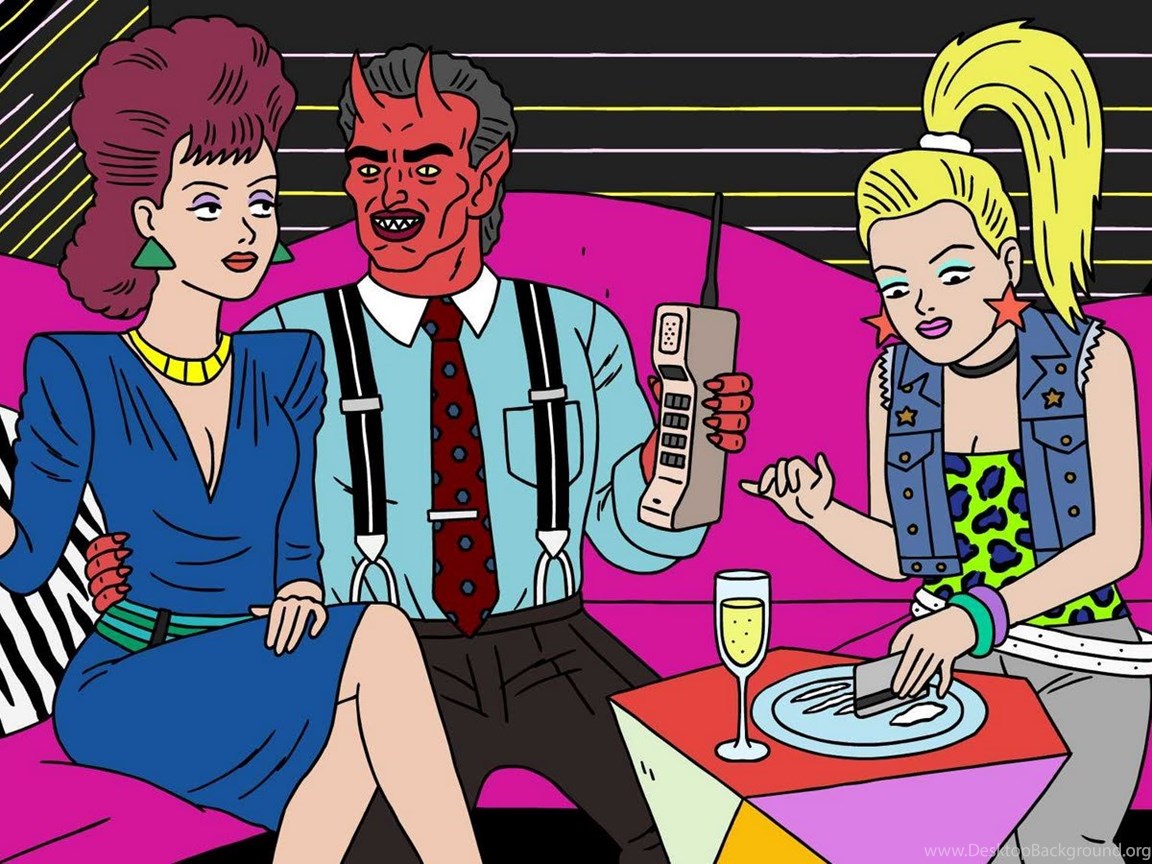 Halro: Ugly Americans Season 2 Backplates Desktop Background