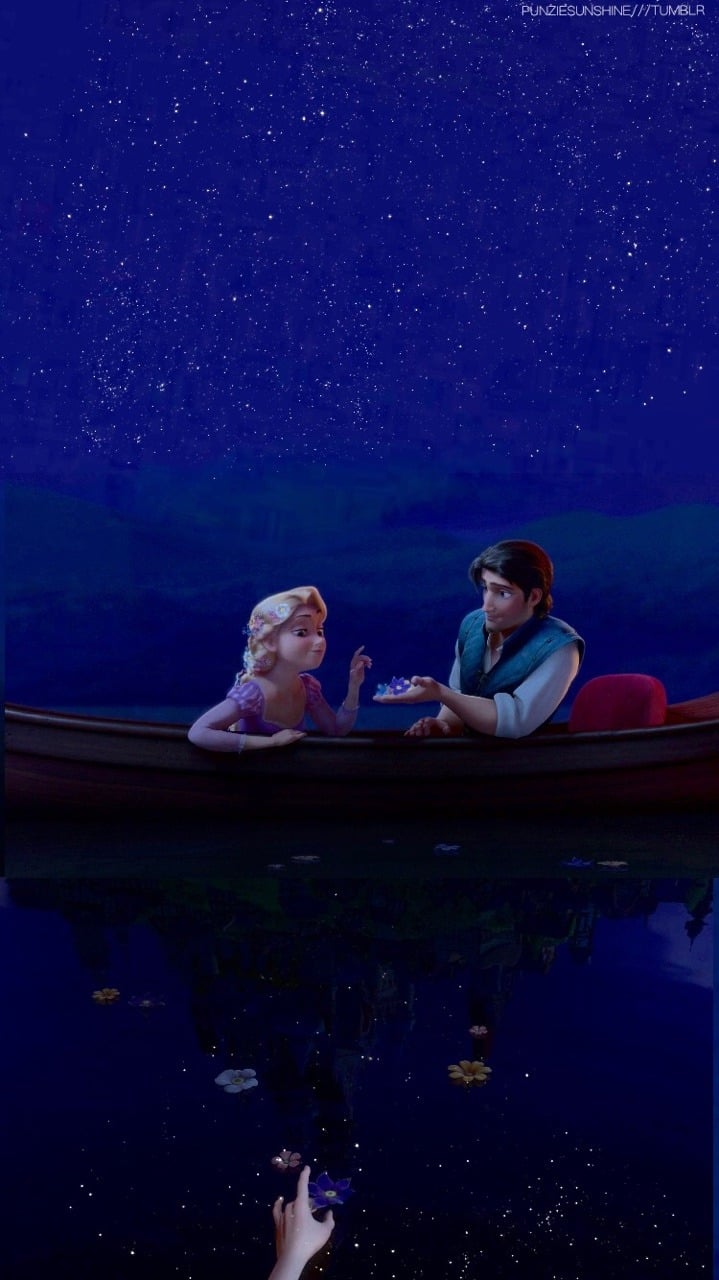 Please, Please, Please Don't Repost Or Crop Out The Rapunzel And Flynn Wallpaper & Background Download