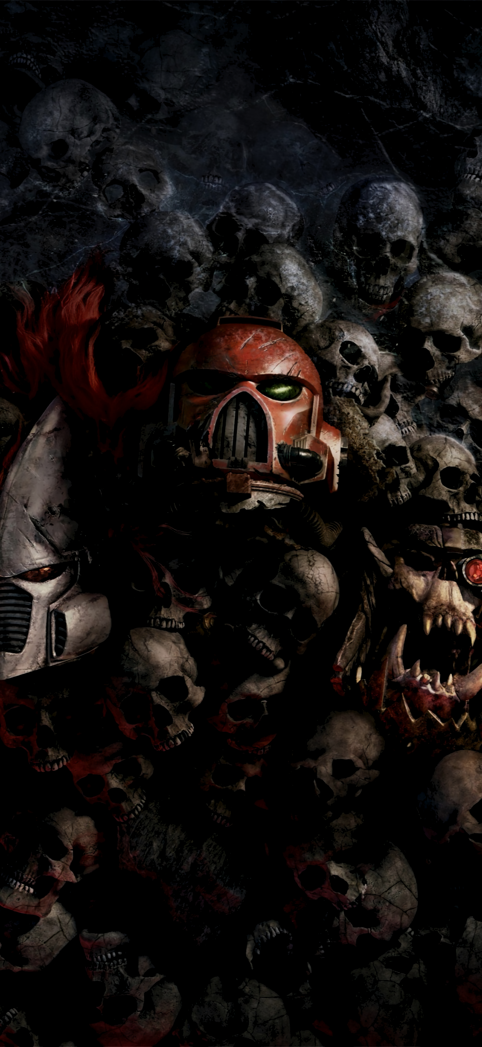 Warhammer 40k skulls wallpaper [1658x3600]