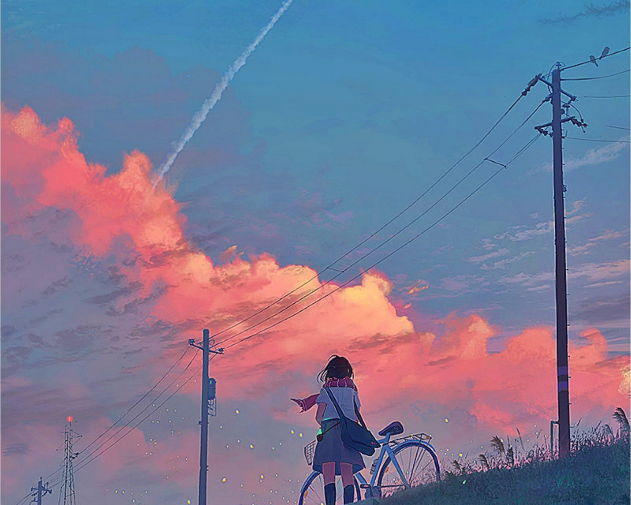 Free download Inspirational Anime Aesthetic Scenery Anime Wallpaper Terbaik [1830x2560] for your Desktop, Mobile & Tablet. Explore Aesthetic Anime Sky Wallpaper. Anime Sky Wallpaper, Aesthetic Wallpaper Anime, Lofi Anime