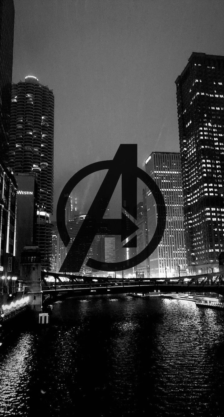 Avengers Black and White Wallpaper. Marvel wall art, Black and white picture wall, Marvel background