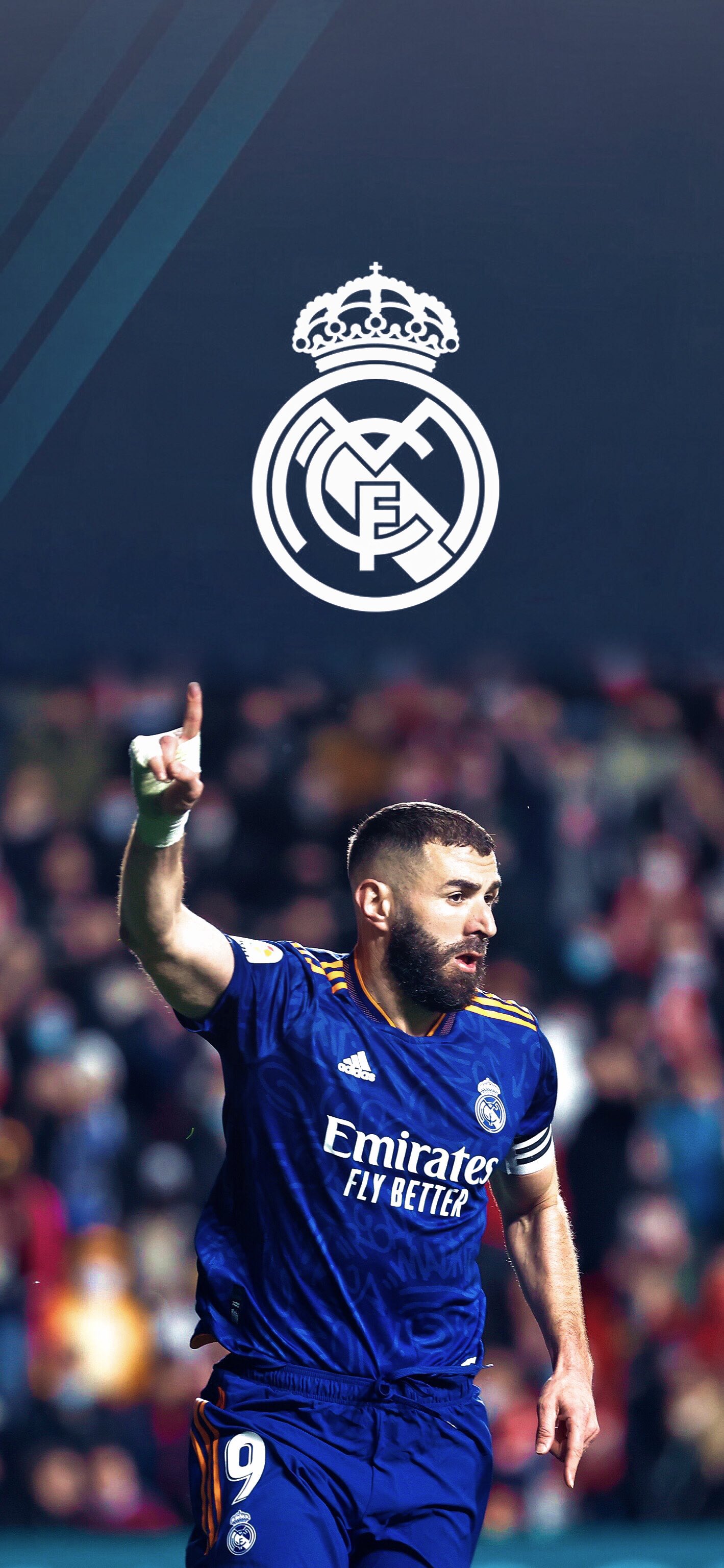 Real Madrid Wallpaper 4K. Karim Benzema