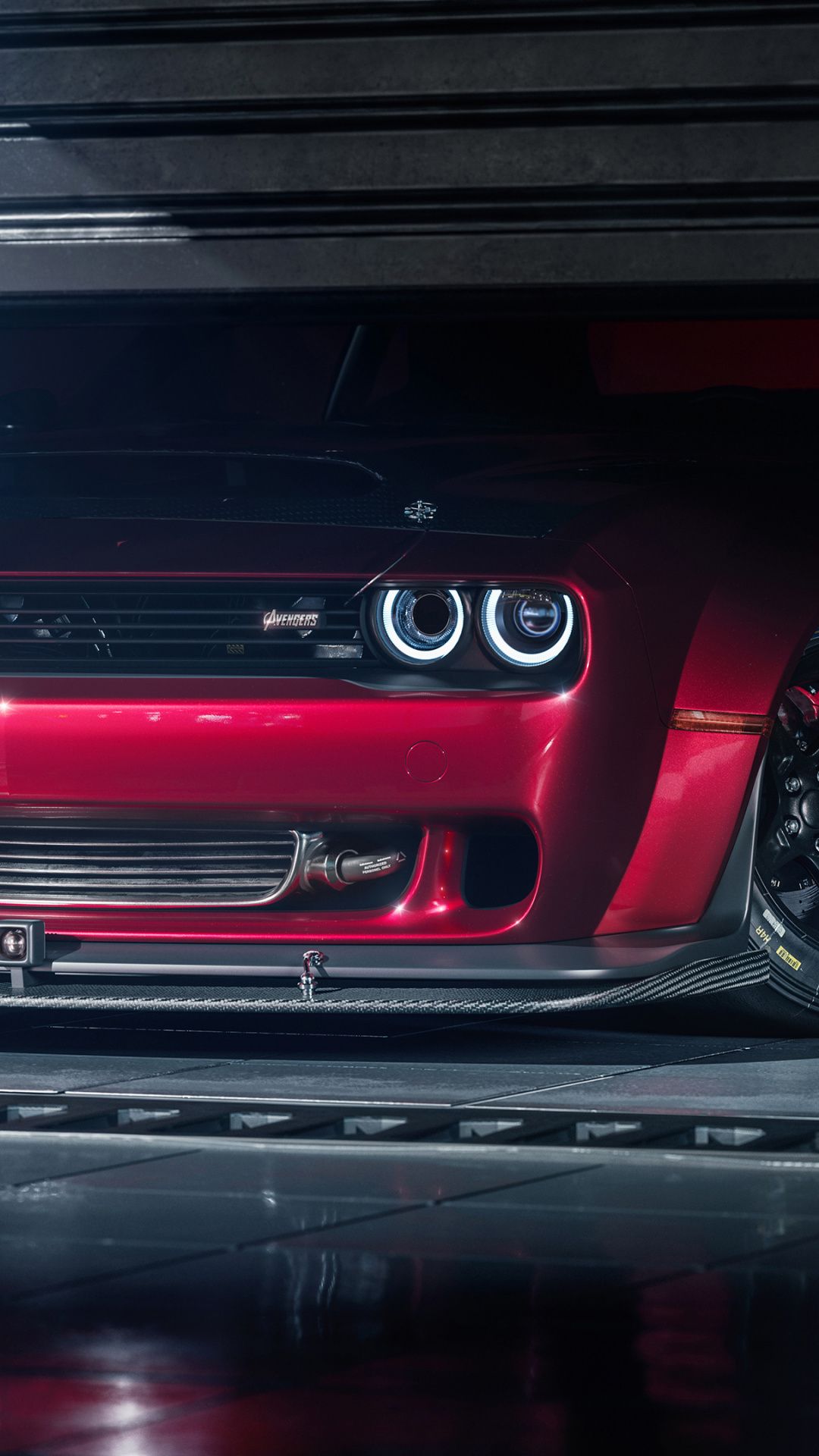 Dodge Challenger SRT Demon, muscle car, red wallpaper. Dodge challenger srt, Challenger srt demon, Challenger srt