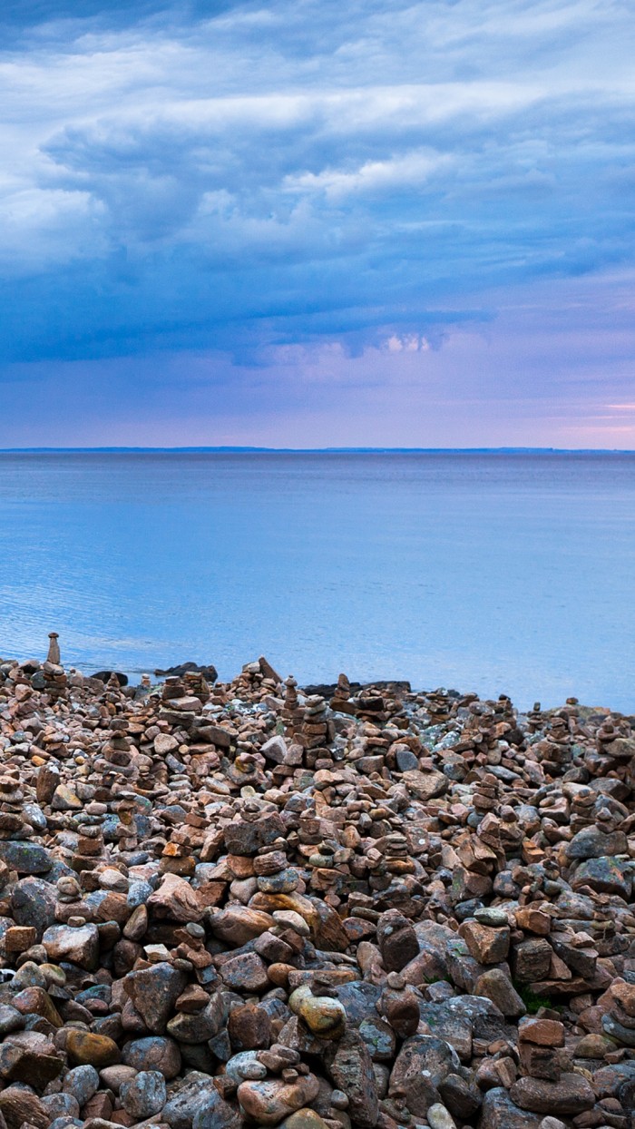 Beach Rocks Beautiful Sea IPhone 6 Plus HD Wallpaper