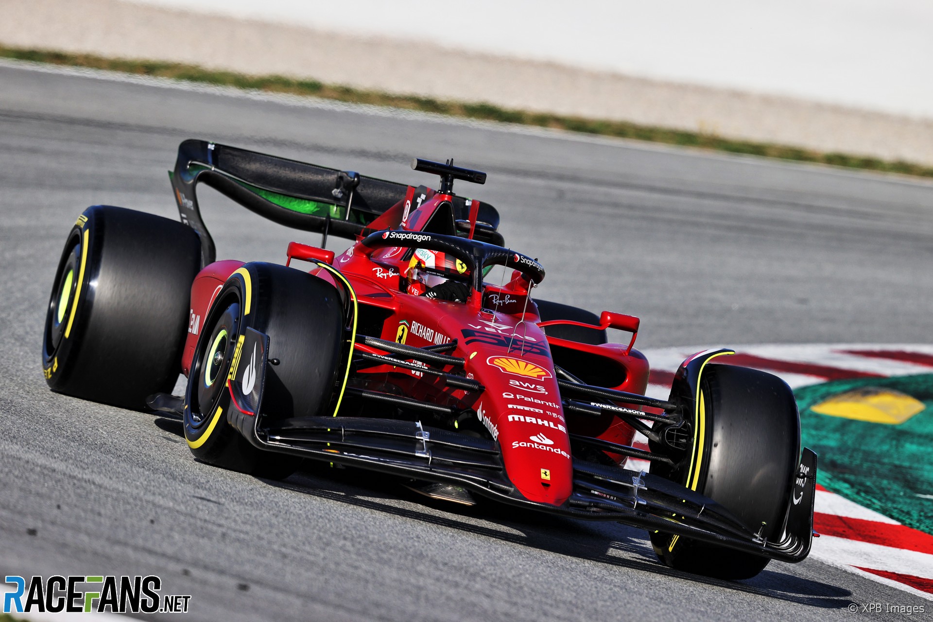 Carlos Sainz Jnr, Ferrari, Circuit de Catalunya, 2022 · RaceFans
