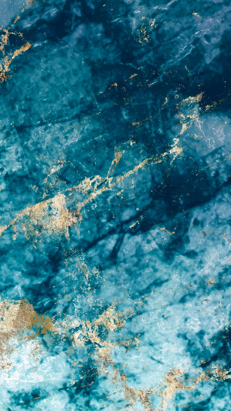 Marble Blue Gold Background Image Wallpaper