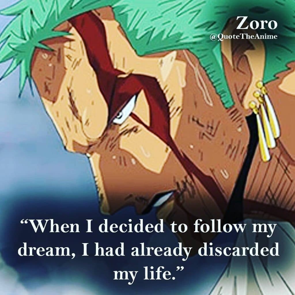 Powerful Zoro Quotes that inspire Greatness! (Images)
