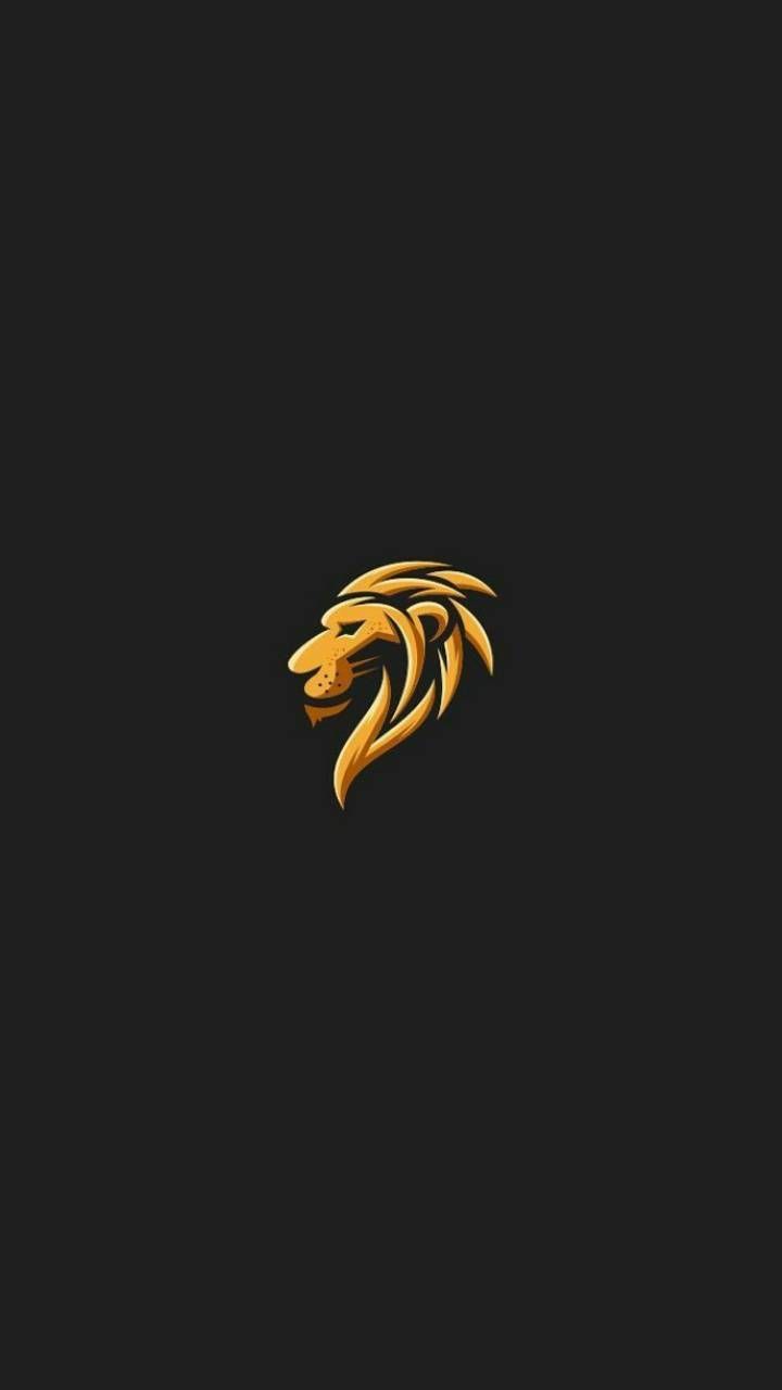 Gold Lion Wallpaper