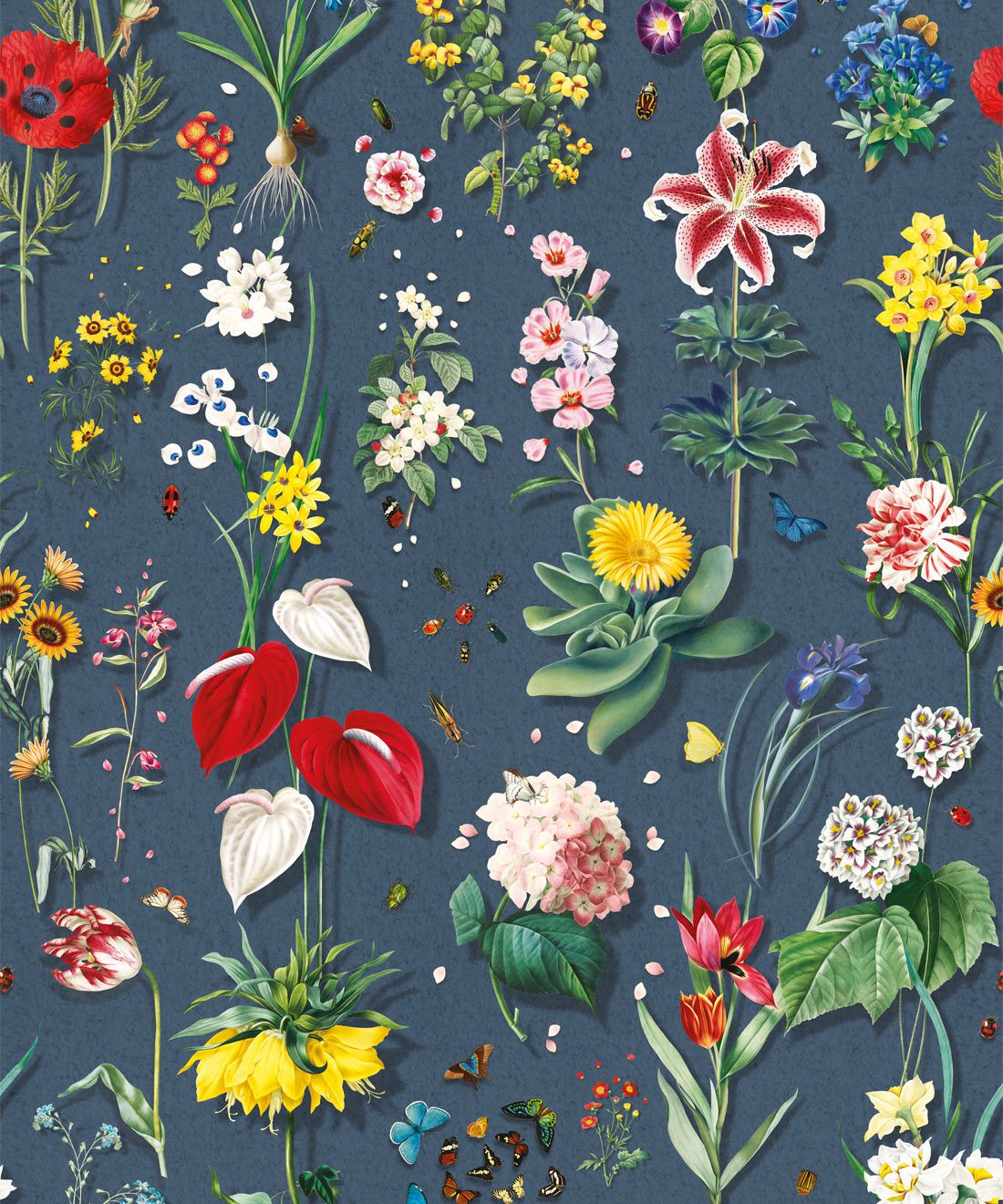 Jolie Wallpaper • Colorful Spring Floral Wallpaper USA
