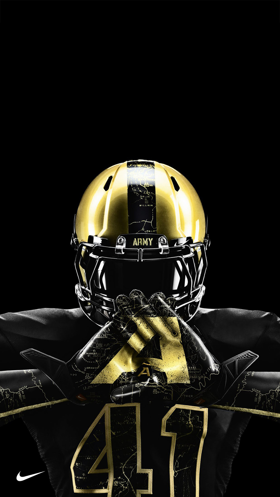 Army nike gloves htc one wallpaper American Football Team Player American Football Team Player Ohio State