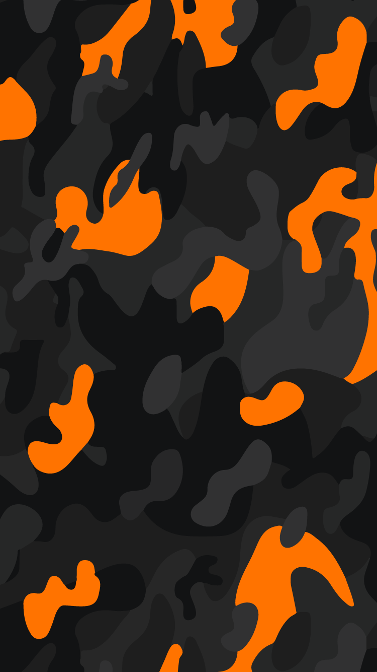 Ma Wallpaper Camo Black Orange Album On Imgur And Orange Camo Wallpaper & Background Download