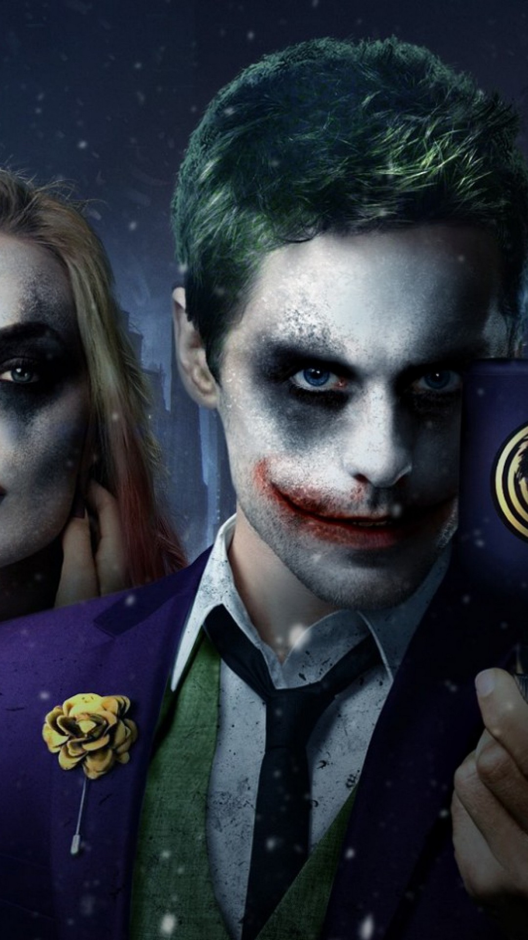 Wallpaper Harley Quinn And Joker iPhone With Image Joker Suicide Squad