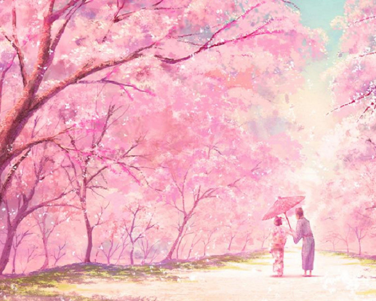 Free download Anime pink tree couple kimono wallpaper 1920x1080 [1920x1080] for your Desktop, Mobile & Tablet. Explore Pink Tree Wallpaper. Pink Christmas Tree Wallpaper