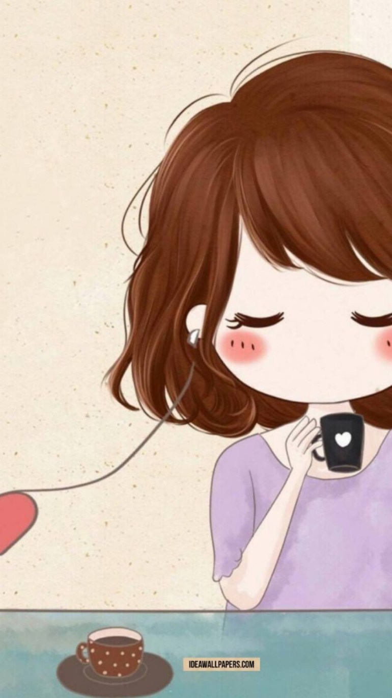 Cute Chibi Girl Wallpaper For Phone Wallpaper