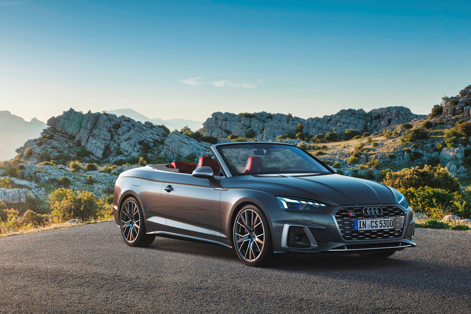 2022 Audi S5 Convertible Interior Photo