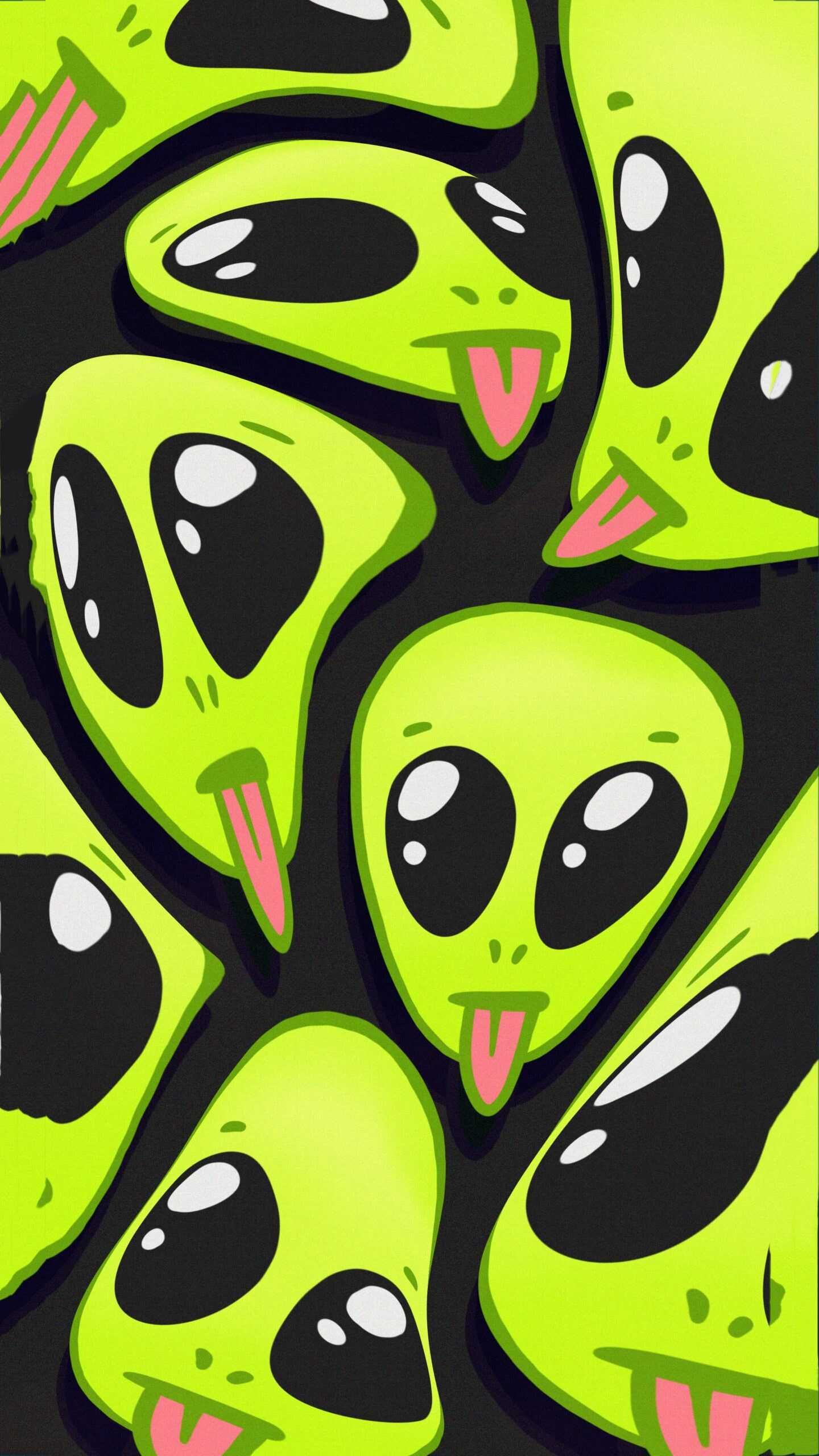 alien wallpaper  Alien iphone wallpaper, Trippy iphone wallpaper, Alien  aesthetic