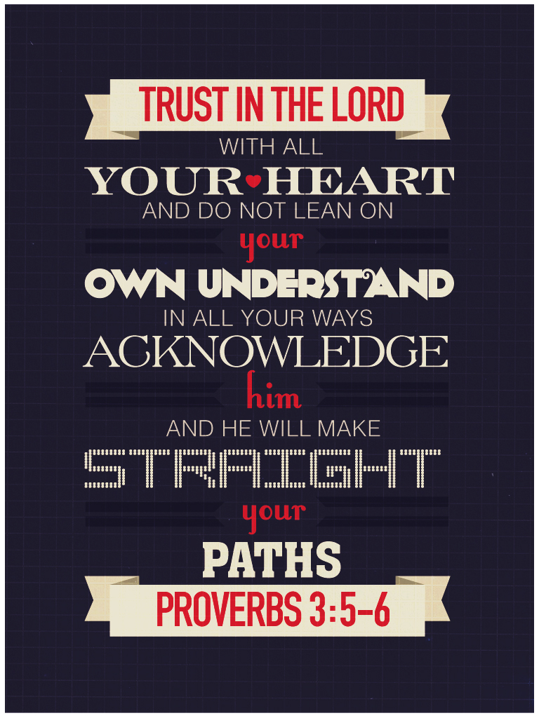 Proverbs 3 5 6 Wallpaper
