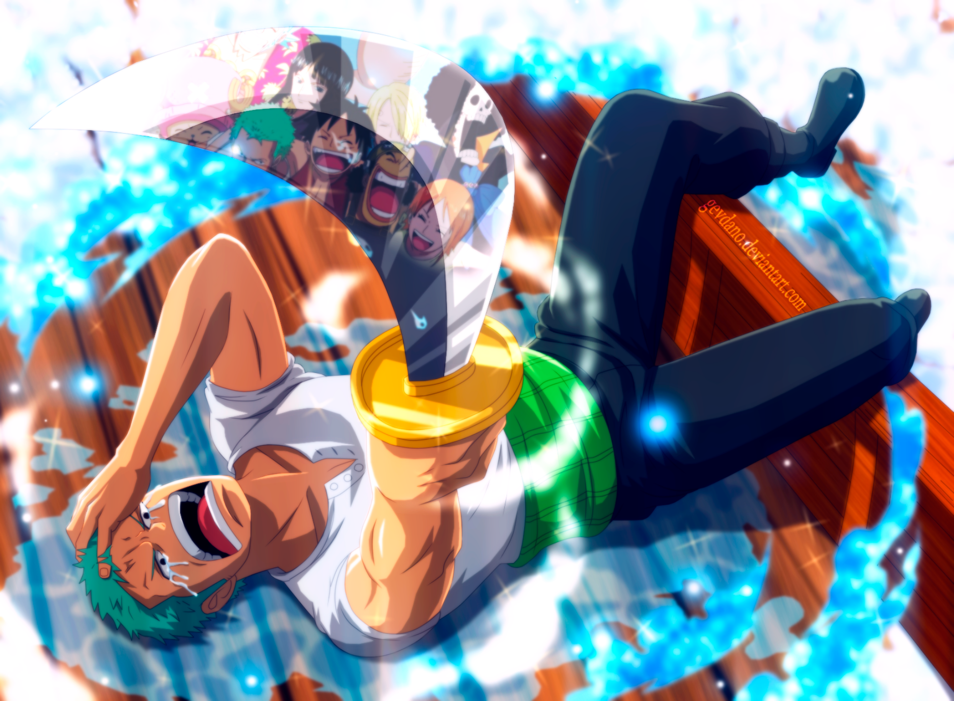 Roronoa Zoro, Sanji (One Piece) HD Wallpaper