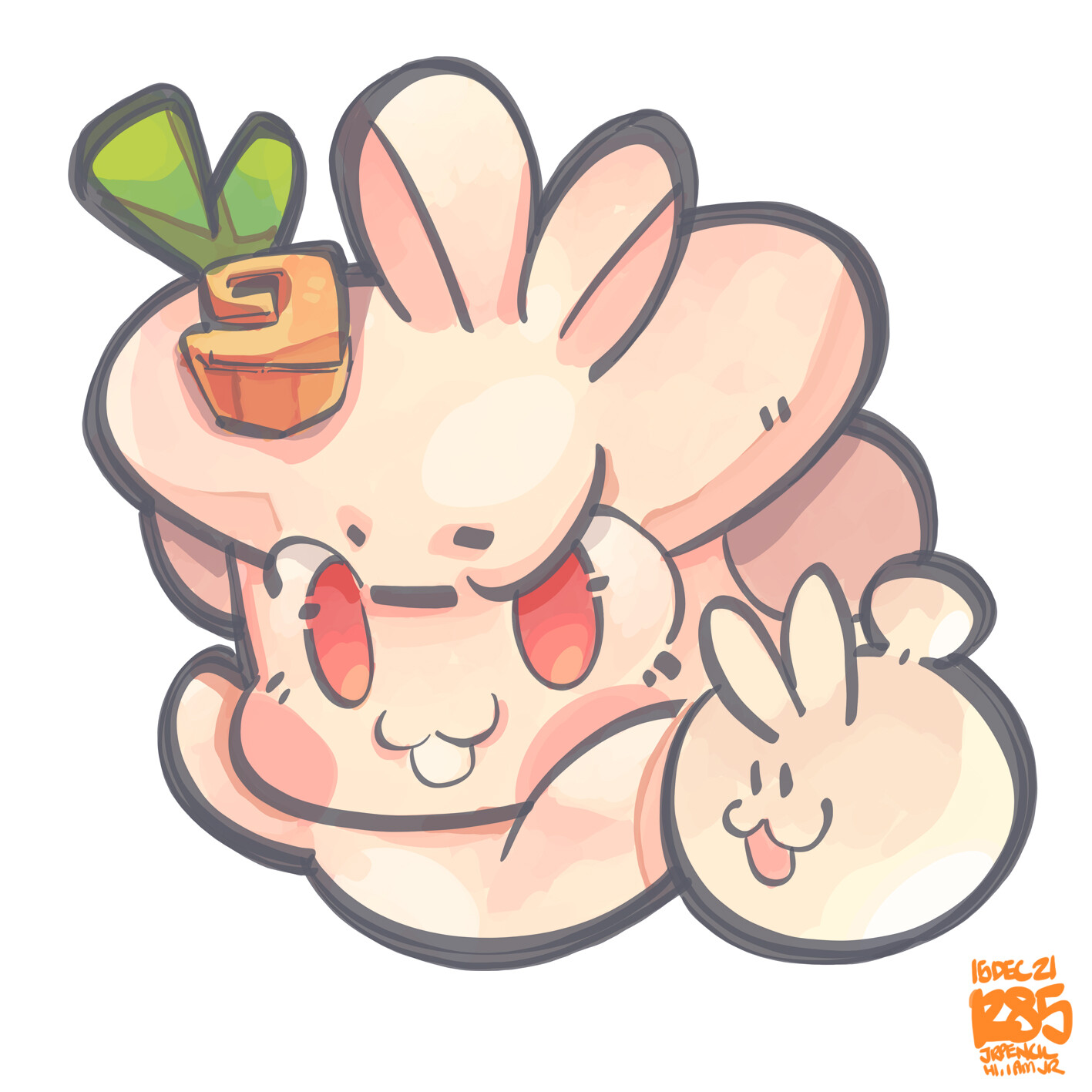 Jr Pencil Rabbit Cookie