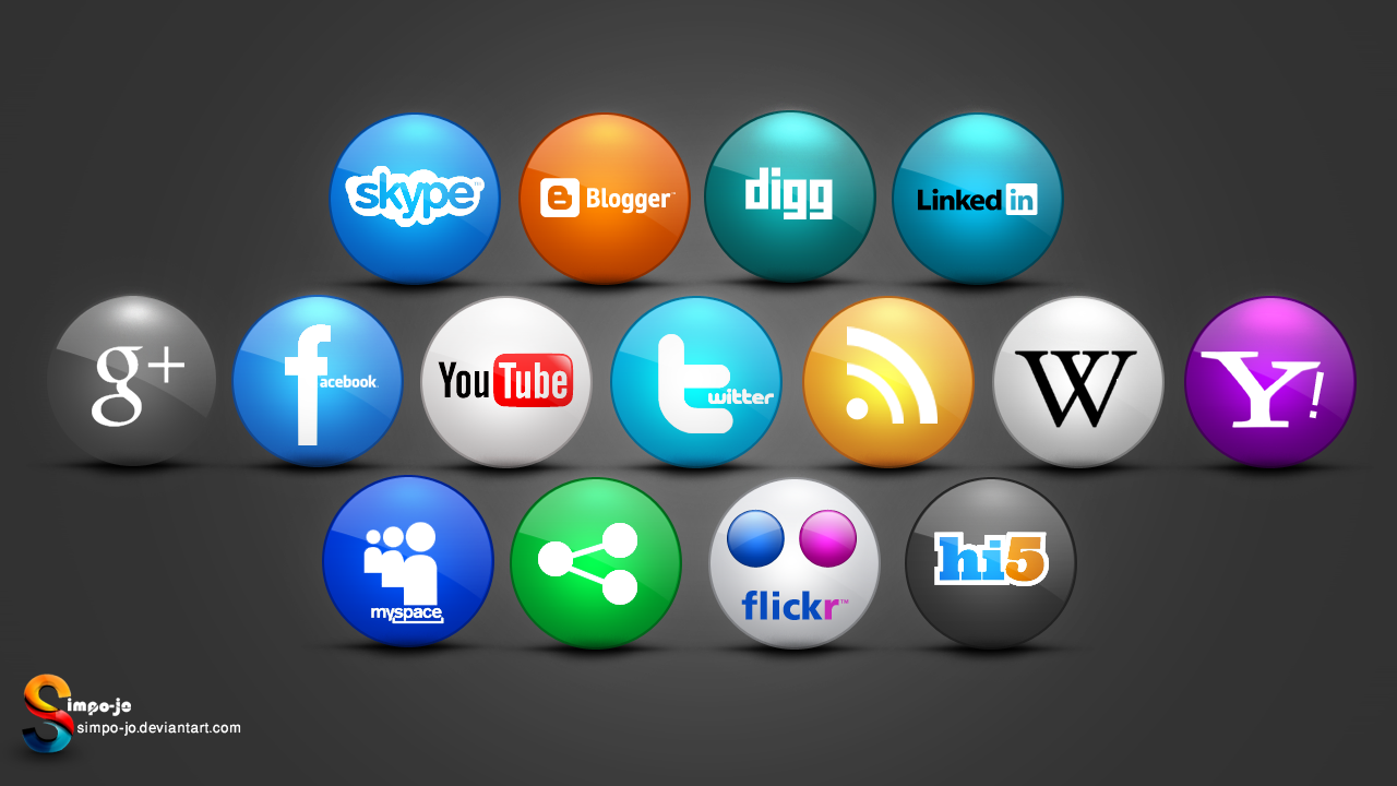 Social media icons