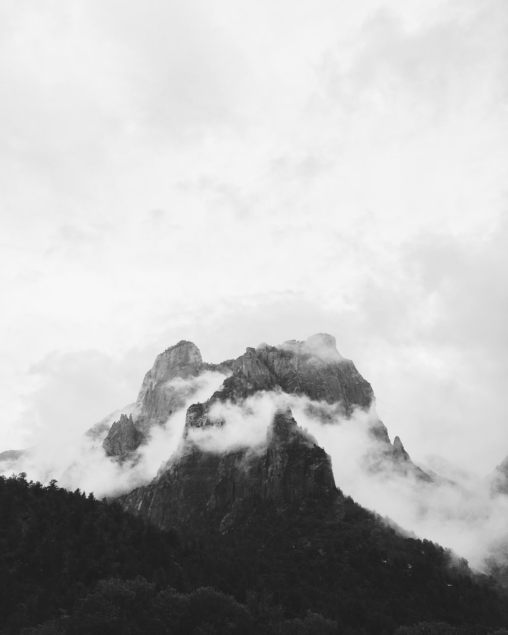 Fog Mountain Picture. Download Free Image