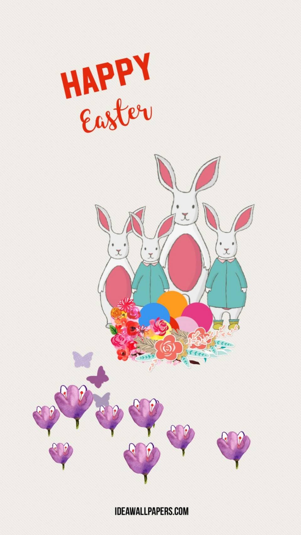 Easter Bunny Wallpaper For Phone and Laptop Wallpaper