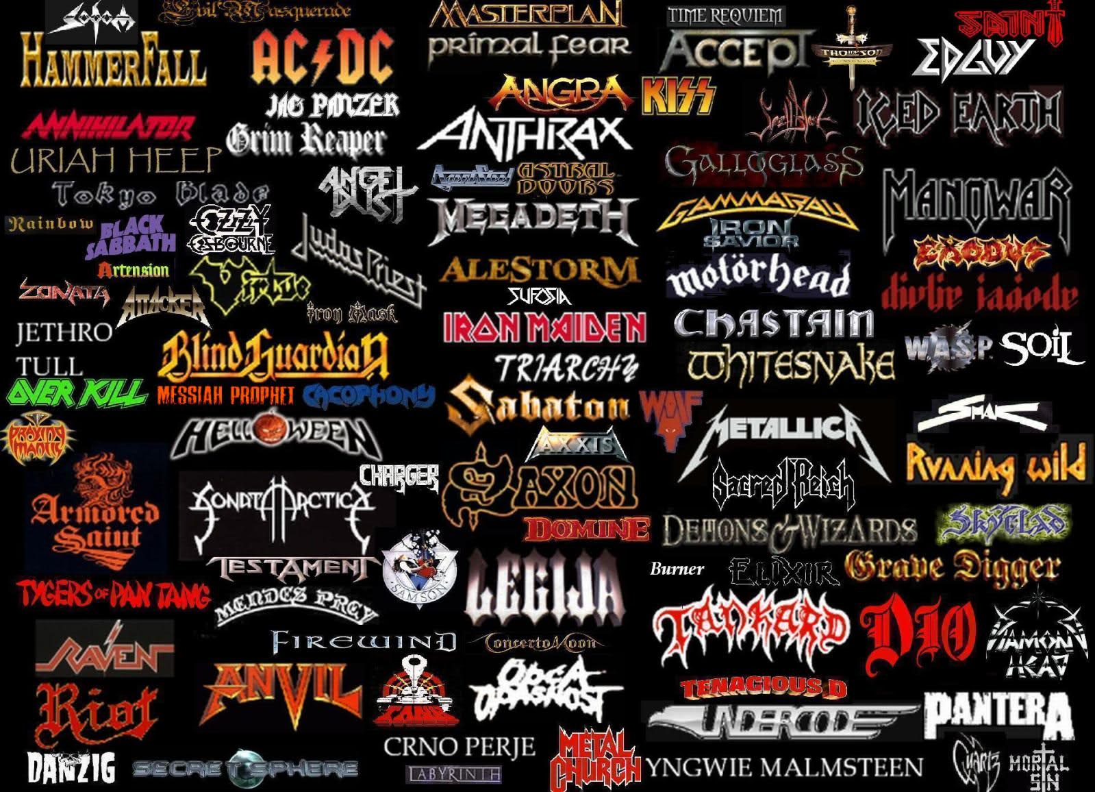Heavy Metal Bands Wallpaper Rock Band Logo