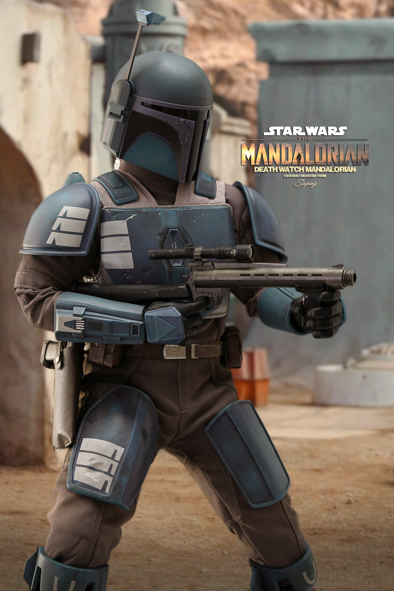 HOT TOYS Watch Mandalorian Sixth Scale Figure en version de production