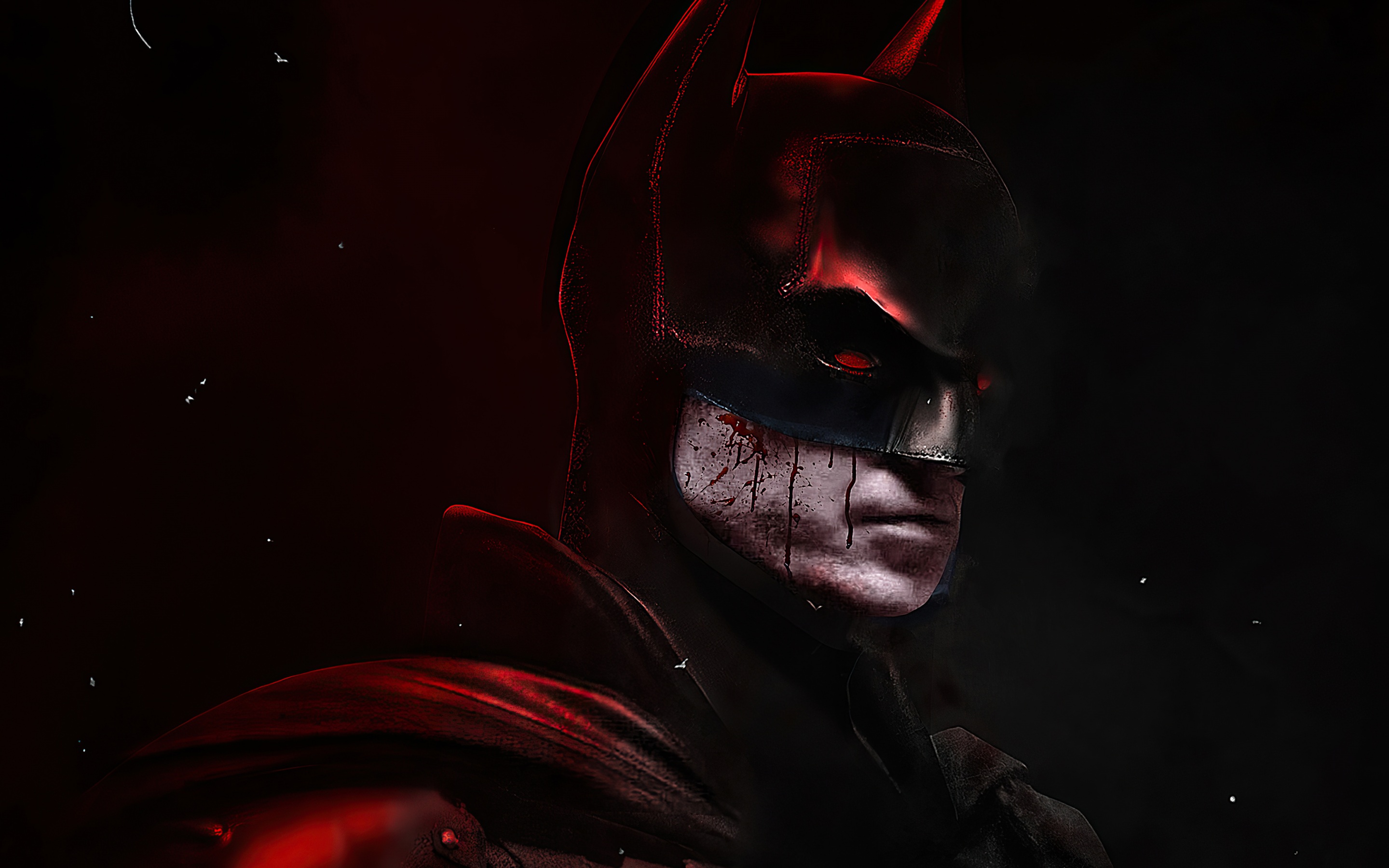 Three The Batman wallpapers remastered in 8K plus recolored : r/batman