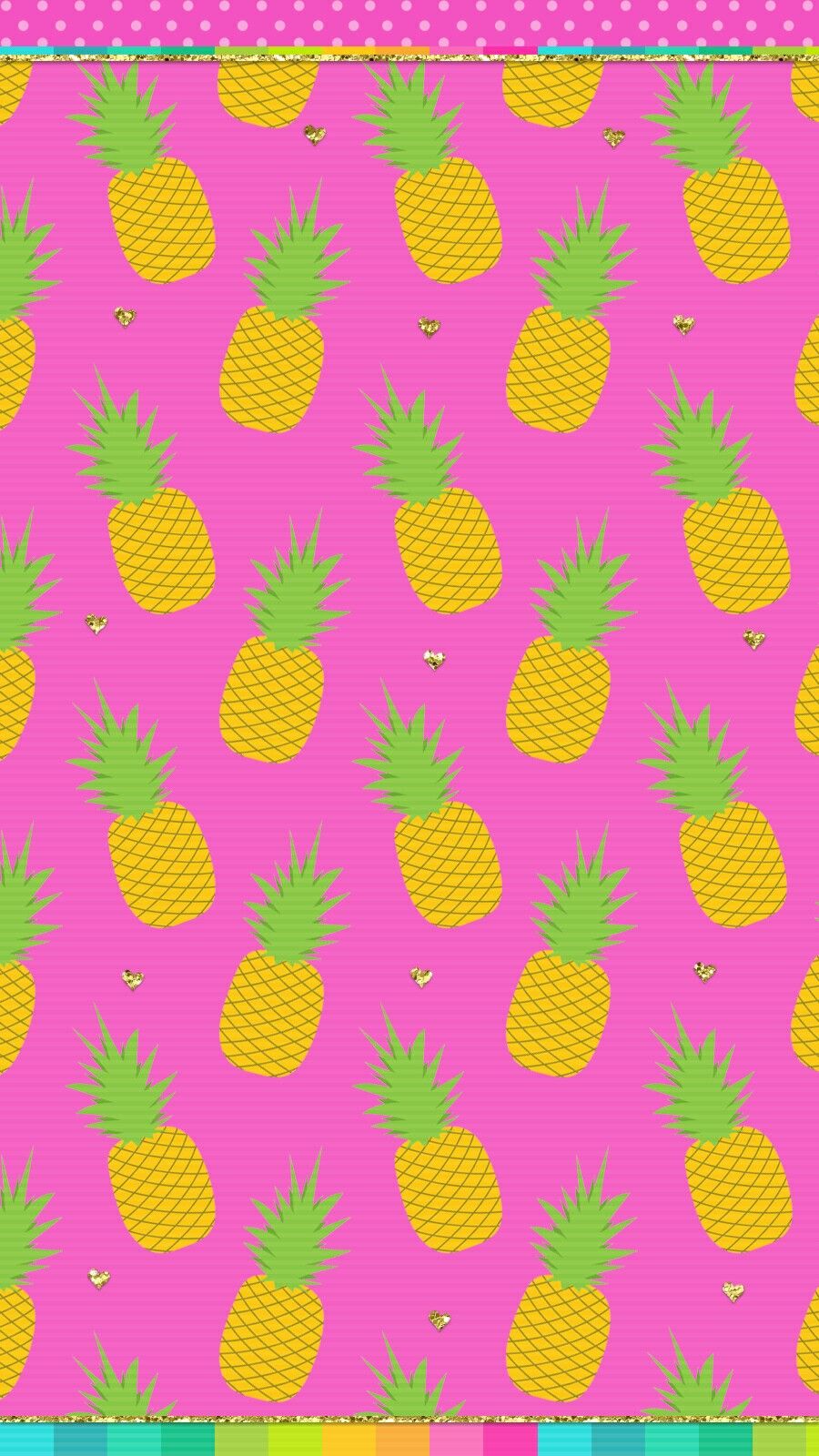 Cartoon Pineapple iPhone