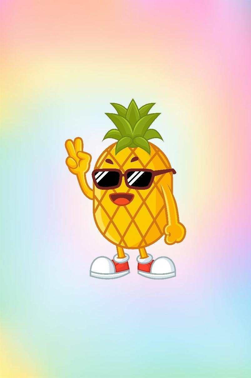 Animated Pineapple Wallpaper