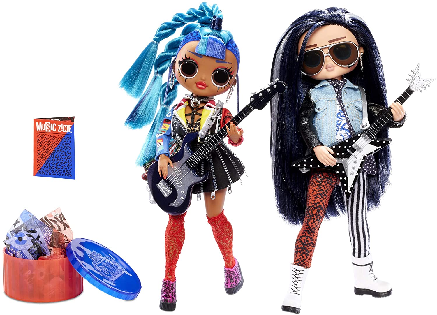 L.O.L. Surprise! O.M.G. Remix Rocker Boi and Punk Grrrl 2 Pack