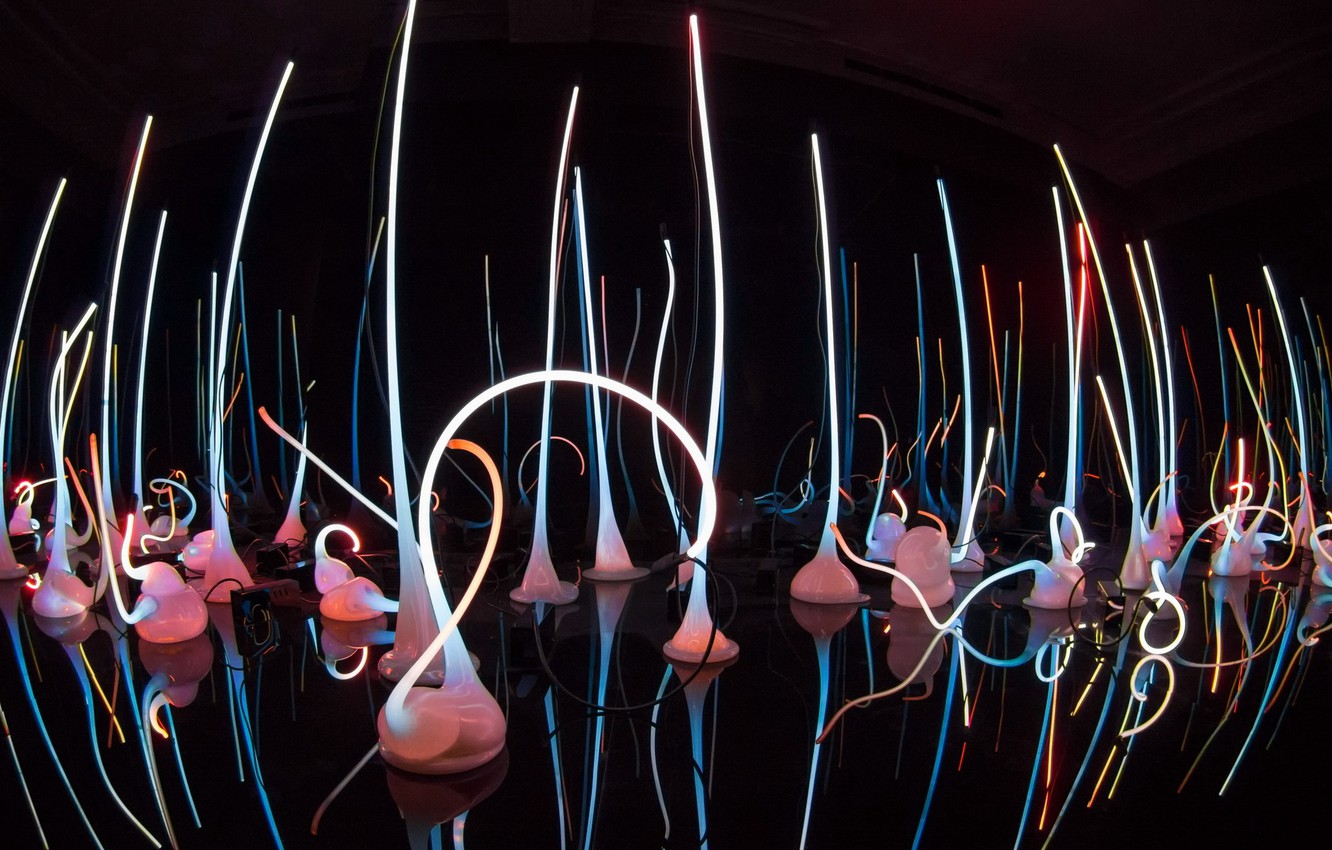 Wallpaper Art, Montreal Museum of Fine Arts, blown glass image for desktop, section стиль
