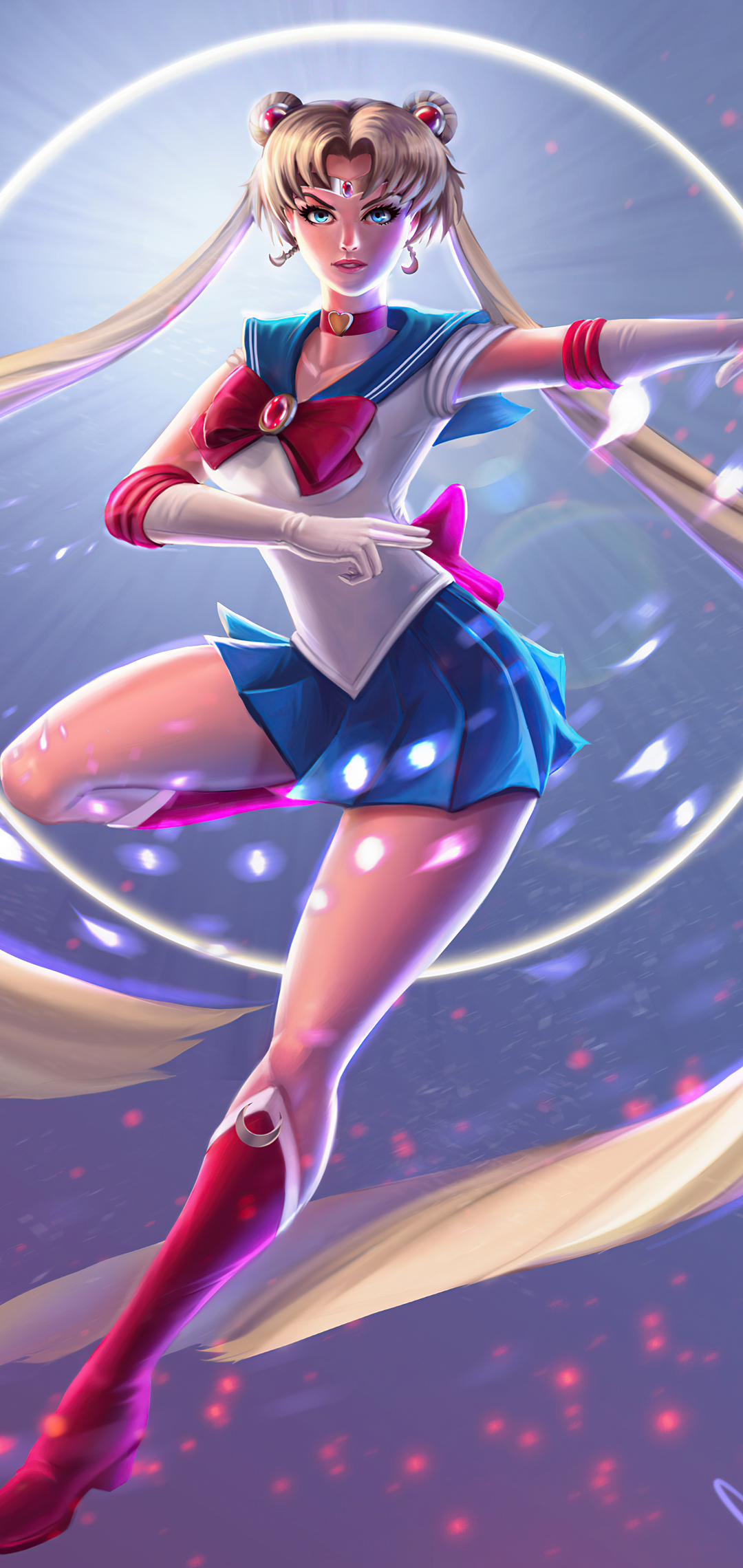 Sailor Moon Fanart One Plus 6, Huawei p20, Honor view 10, Vivo y85, Oppo f7, Xiaomi Mi A2 HD 4k Wallpaper, Image, Background, Photo and Picture